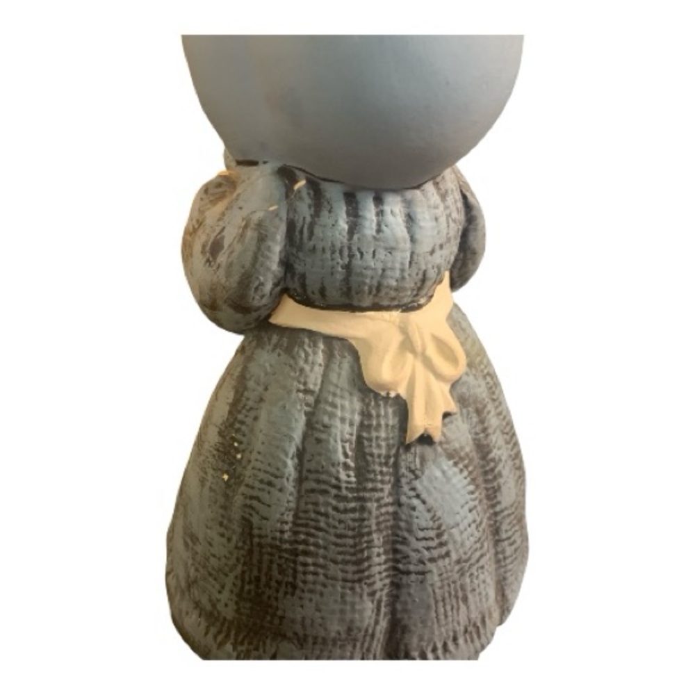 Vtg Ceramic Amish Faceless Mother Baby Figurine‎ Shelf Sitter Hand Painted - Picture 8 of 8
